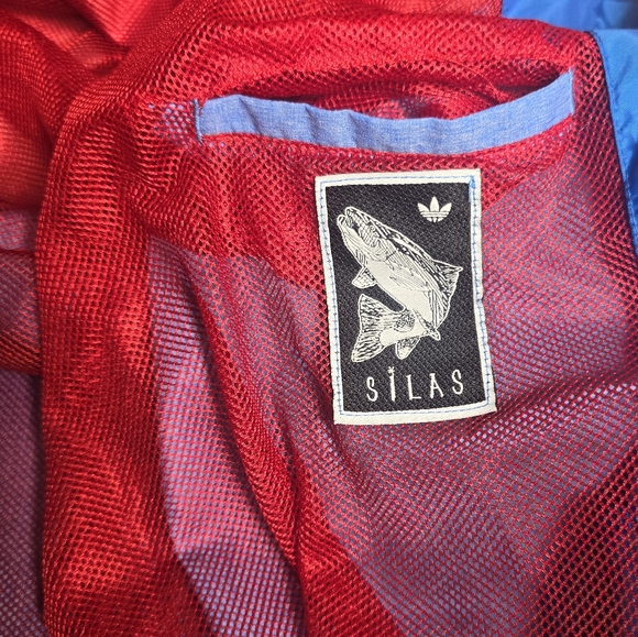 Adidas Silas skateboarding Windbreaker Size:M Color:Blue/Light Red - Picture 4 of 12